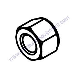 492584 NUT HEX 1/2"-13 NYLON Multiquip WBH-21EFP Power Buggy