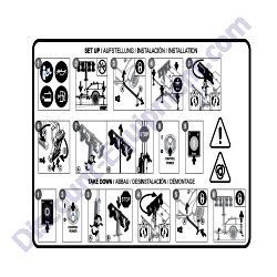 10000034390 Decal Operation Electric Wench Only Generac Magnum MLT4060MVD Light Tower