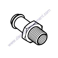 PS620135 BRASS FITTING 3/8"PTX1/2" BARB Multiquip WBH-21EFP Power Buggy