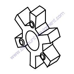 18051RS SPIDER URETHANE Multiquip WBH-21EF Power Buggy
