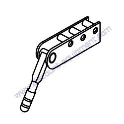 18057 PARK BRAKE LEVER ASSEMBLY Multiquip WBH-21EF Power Buggy