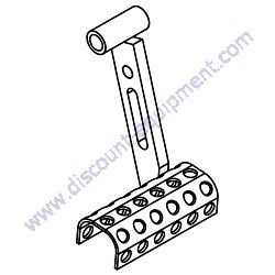 807920 PEDAL PIVOT DRIVE FOOT Multiquip WTB-16PD Track-Drive Power Buggy