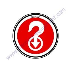 513393 DECAL TIE-DOWN POINT Multiquip WTB-16 Track-Drive Power Buggy