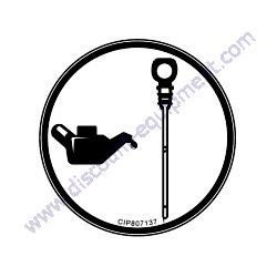 807137 DECAL OIL LEVEL Multiquip WTB-16 Track-Drive Power Buggy