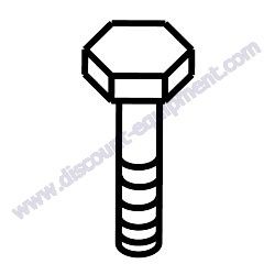 EM963057 BOLT 3/8" Multiquip WTB-16 Track-Drive Power Buggy