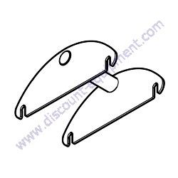 806167 BRACKET SWIVEL WHEELS Multiquip WTB-16 Track-Drive Power Buggy