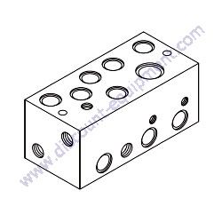18045 MANIFOLD BLOCK Multiquip WBH-16EAWD Series Power Buggy