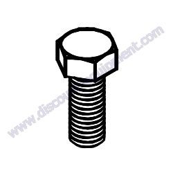 EM963610 (492375) CAPSCREW 3/8" NC x 1-1/4" G8 Multiquip WBH-16EAWD Series Power Buggy