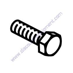 508998 BOLT 3/16" X 1-1/2" NC Multiquip WBH-16 Series Power Buggy