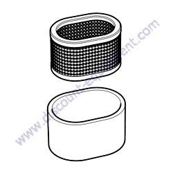 17210ZE3505 AIR FILTER ELEMENT DUAL Multiquip WBH-16 Series Power Buggy