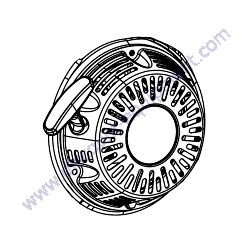 28400Z5T003ZA ROPE RECOIL STARTER RED Multiquip WBH-16 Series Power Buggy