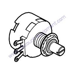 70-01405SP POTENTIOMETER 5K OHM WITH LEADS Multiquip TB12-Series Power Buggy