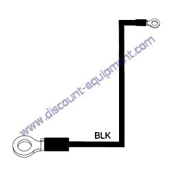 70-6502 GROUND CABLE 1.96 FT BLK Multiquip TB12-Series Power Buggy