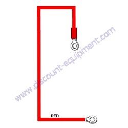 70-6503 POWER CABLE 2.13 IN RED Multiquip TB12-Series Power Buggy