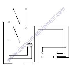 105953GT BATTERY CABLE ASSEMBLY Genie GS-1530 Scissor Lift
