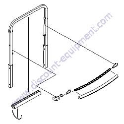 97053GT WELDMENT CHAIN GATE SQ Genie GS-1530 Scissor Lift