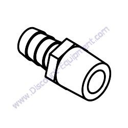 15142 Fitting strt .250NPT x .312 barb Generac Magnum MLT5060MV-MLT5060KV-MLT5080KV Light Tower
