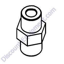 10407 Adapter heated fuel filter Generac Magnum MLT4060KV-MLT4080KV Light Tower