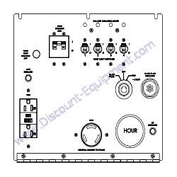 10444 Assembly Control Panel Generac Magnum MLT4060MV Light Tower