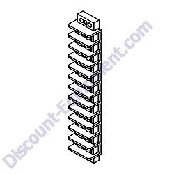 14139 Block terminal 12 pos. 30A 600V Generac Magnum MLT4060MV-MLT4060KV-MLT4080KV Light Tower