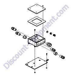 11789SRV Mast Junction Box Assembly Hard Wired Generac Magnum MLT4060MV MLT4060KV MLT4080KV Light Tower