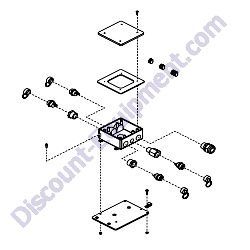 11957SRV Assembly Mast Junction Quick Disconnect Generac Magnum MLT4060MV-MLT4060KV-MLT4080KV Light Tower