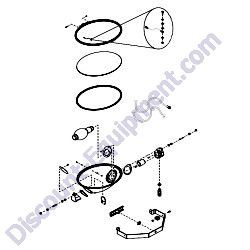 A0000117617 (13311) Light Fixture Assembly Hard Wired Generac Magnum MLT4060MV MLT4060KV MLT4080KV Light Tower