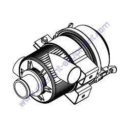 10000021718 (34066) Filter Air with Bracket Generac Magnum MLT3060MV Light Tower