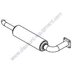 13710 Muffler 30 Degree Flare Generac Magnum MLT3060MV Light Tower