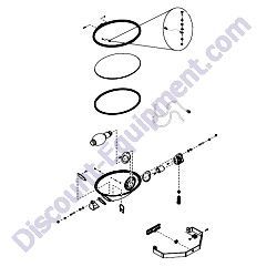 A0000117617 (13311) Assembly Light Fixture Hard Wired Magnum MLT3060MV MLT3060KV MLT3080KV Light Tower