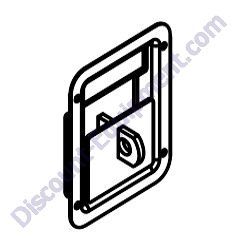 A0000278989 (15123) Latch paddle w/7lb spring Generac Magnum MLT3060MV-MLT3060KV-MLT3080KV Light Tower