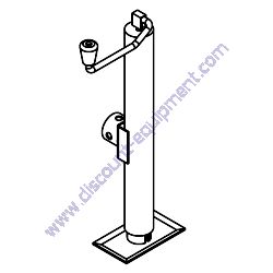 13051 (23254) Jack Top-Wind Tube Mount Generac Magnum MLT3060MV-MLT3060KV-MLT3080KV Light Tower