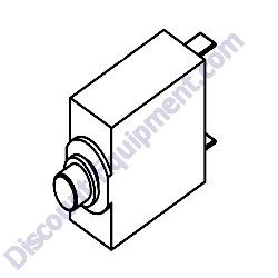 65849 Breaker 10A 120V 1-Pole Push Button Generac Magnum MLT3080KV Light Tower