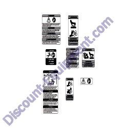 33953 Decals Safety and Operating Generac Magnum MLT3060MV-MLT3060KV-MLT3080KV Light Tower