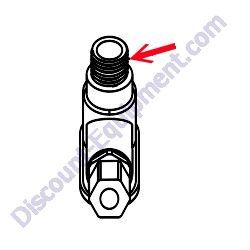 13386 Fitting nipple .500 Generac Magnum MLT3060MV-MLT3060KV-MLT3080KV Light Tower