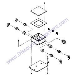 11957SRV Mast Junction Box Assembly Quick Disconnect Generac Magnum MLT3060MV-MLT3060KV-MLT3080KV Light Tower