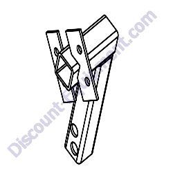 10734B Weldment spare tire holder Generac Magnum MLT3060MV-MLT3060KV-MLT3080KV Light Tower