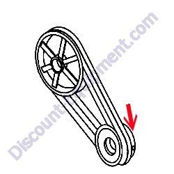 512518 DRIVE PULLEY MultiQuip Whiteman WM45E-WM45H Plaster Mortar Mixer