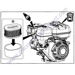 FKITMVC2 Multiquip Complete Service Kit MVC82 MVC88 Plate Compactors