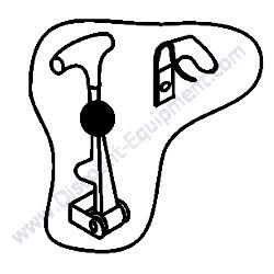 491010 LATCH ASSY MultiQuip Whiteman WM45E-WM45H Plaster Mortar Mixer