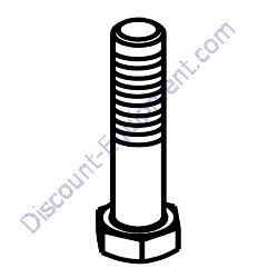 492294 BOLT HEX 1/4" NC X 3/4" G2 MultiQuip Whiteman WM45E-WM45H Plaster Mortar Mixer
