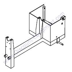 530168 FRAME MultiQuip Whiteman WM45E-WM45H Plaster Mortar Mixer