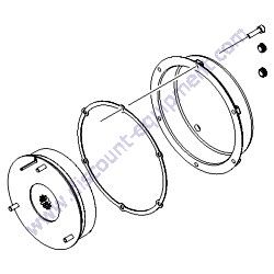 1313486GT BRAKE SERVICE KIT WITH COVER Genie GS-2032 GS-2632 GS-3232 Scissor Lift