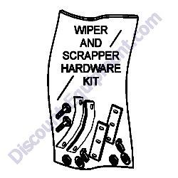 80000-008 RUBBER BLADE SCRAPPER & HARDWARE KIT MultiQuip Whiteman WM45E-WM45H Plaster Mortar Mixer