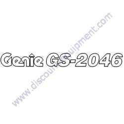 62056GT DECAL COSMETIC GENIE GS-2046 Genie GS-2046 Scissor Lift