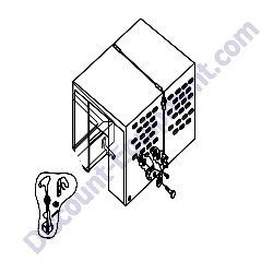 515014 CABINET ENGINE W/DECALS MultiQuip Whiteman WM63E-WM63H5-WM63H8 Plaster Stucco Mortar Mixer