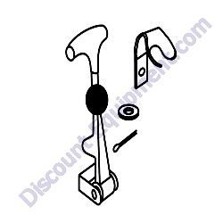491010 LATCH ASSY COMPLETE MultiQuip Whiteman WM63E-WM63H5-WM63H8 Plaster Stucco Mortar Mixer