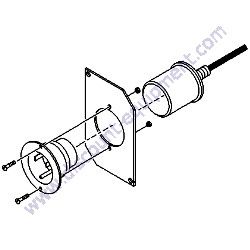 144129GT RECESSED SIDE PLUG ASSEMBLY Genie GS-2046 GS-2646 GS-3246 Scissor Lift