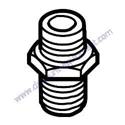 96398GT CONNECTOR 070120-12-8 Genie GS-2046 GS-2646 GS-3246 Scissor Lift