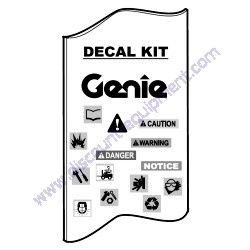 823223GT DECAL KIT PLATFORM Genie GS-2646 AV35 Scissor Lift